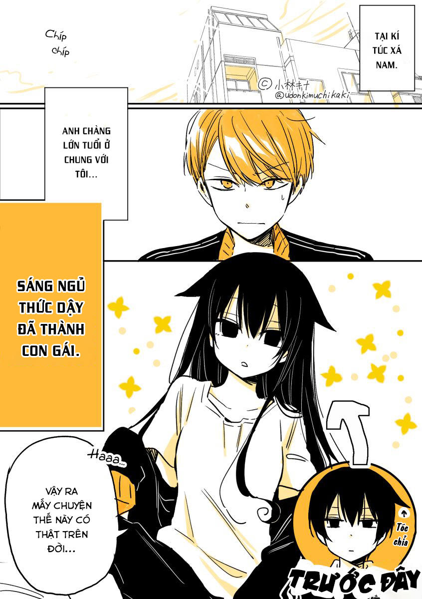 Mendokusagari Danshi Koukousei Ga Asa Okitara Onnanoko Ni Natteita Hanashi Chap 1 - Next Chap 2