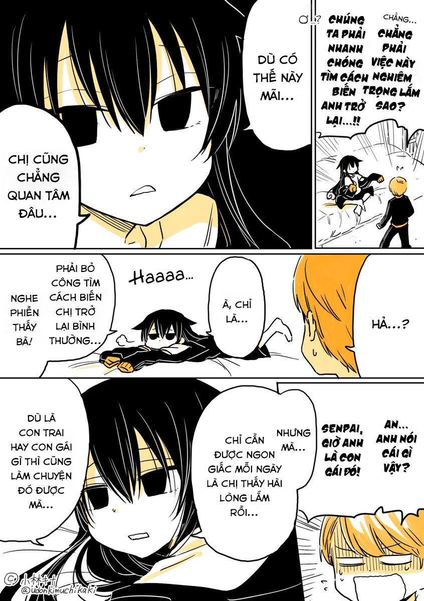Mendokusagari Danshi Koukousei Ga Asa Okitara Onnanoko Ni Natteita Hanashi Chap 1 - Next Chap 2