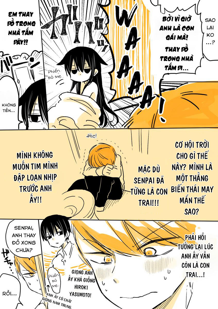 Mendokusagari Danshi Koukousei Ga Asa Okitara Onnanoko Ni Natteita Hanashi Chap 2 - Next Chap 3