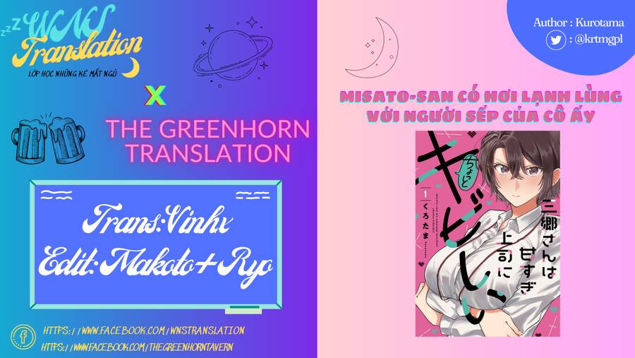 Misato Có Hơi Lạnh Lùng Với Người Sếp Của Cô Ấy Chap 2 - Next Chap 3