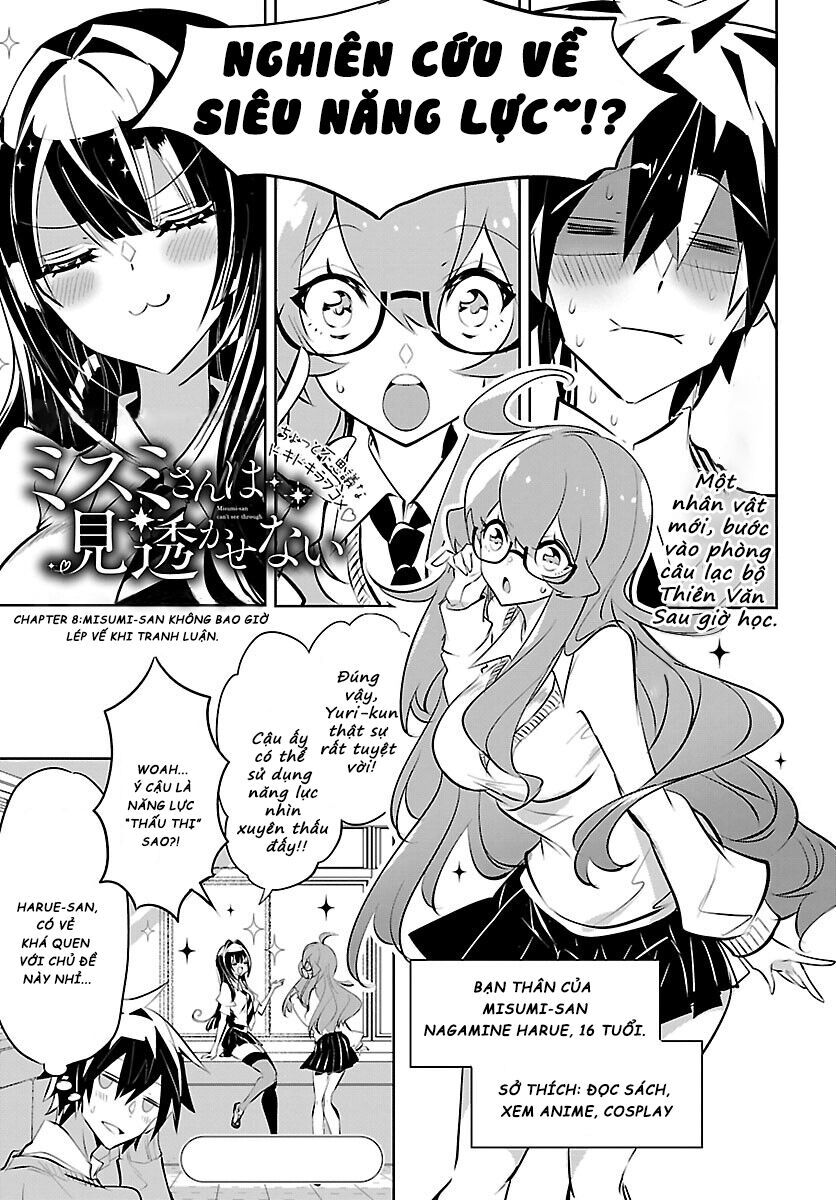 Misumi-San Không Thể Nhìn Thấu! Chap 8 - Next Chap 9