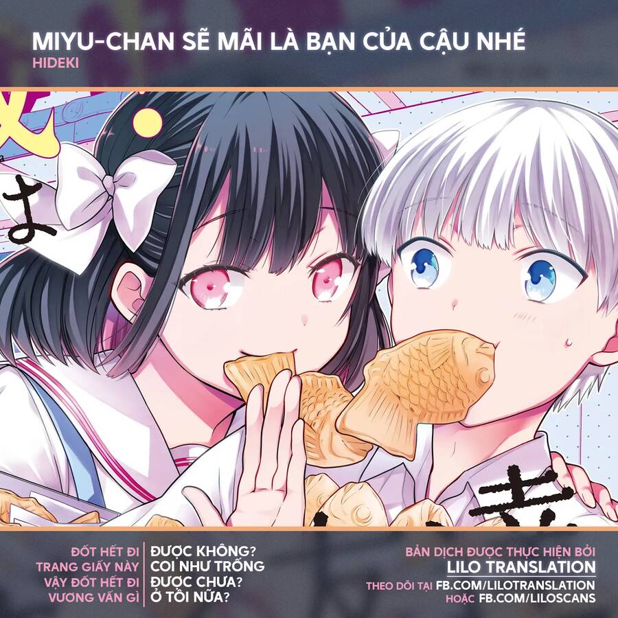 Miyu-Chan Sẽ Mãi Là Bạn Của Cậu Nhé Chap 5 - Next Chap 6