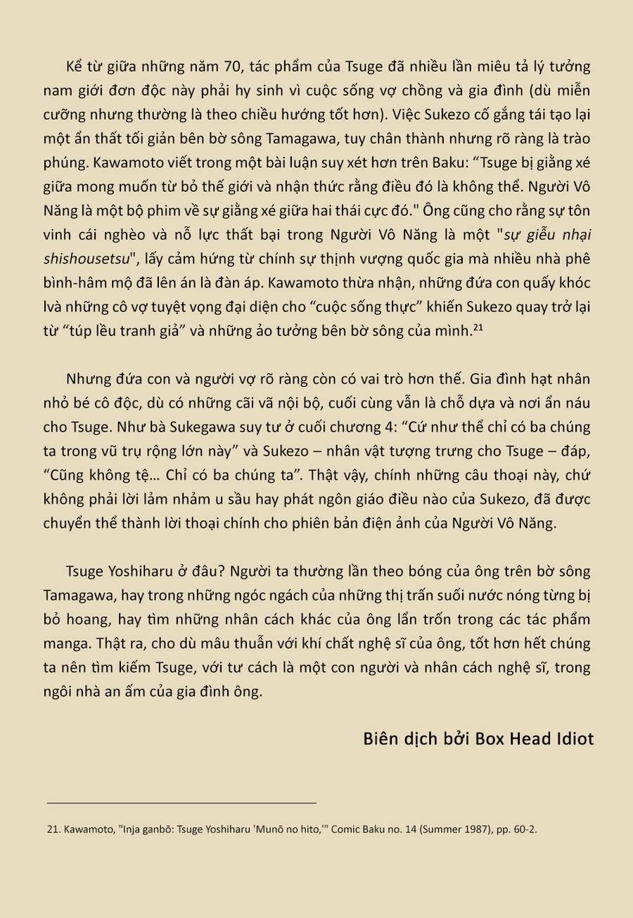 Munou No Hito - Người Vô Năng Chap 65 - Next Chap 66