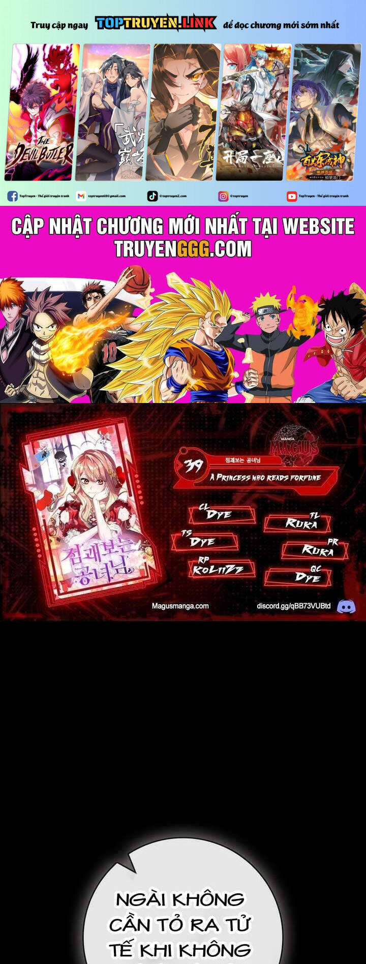 Nàng Công Chúa Tiên Tri Chap 39 - Next Chap 40