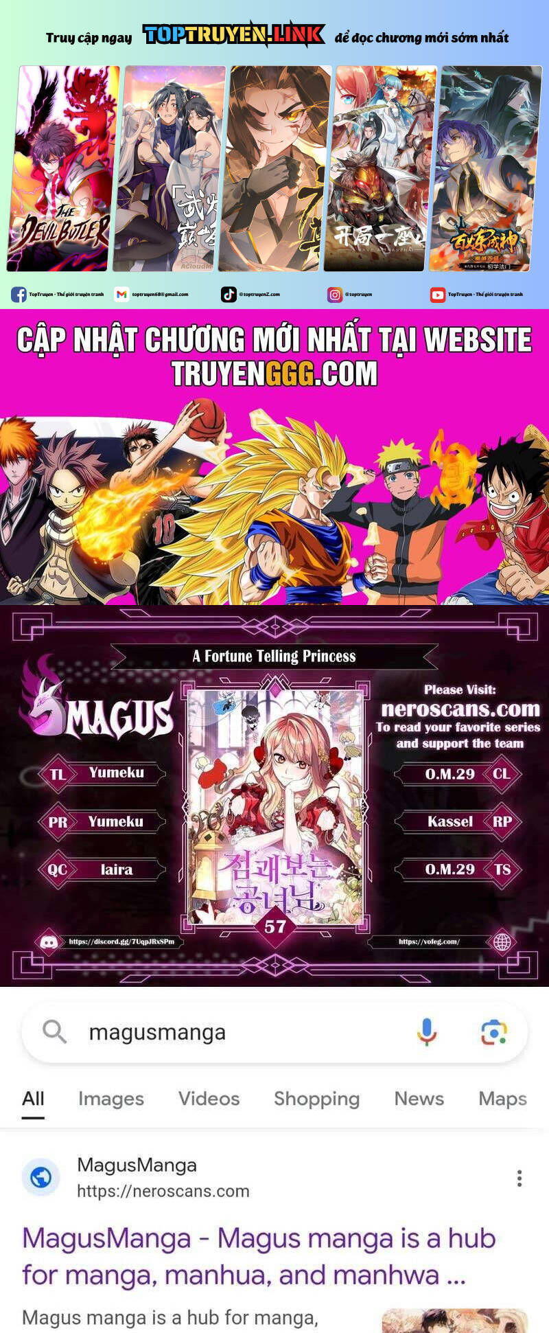 Nàng Công Chúa Tiên Tri Chap 57 - Next Chap 58