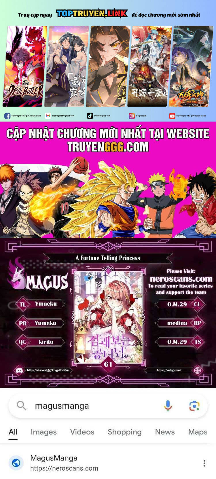 Nàng Công Chúa Tiên Tri Chap 61 - Next Chap 62
