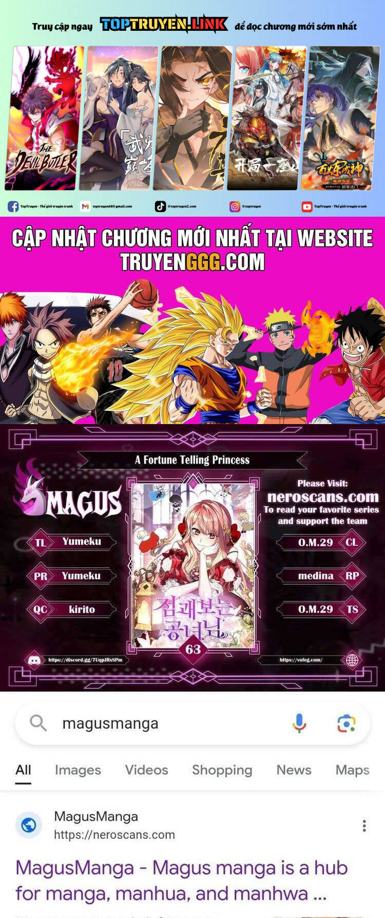 Nàng Công Chúa Tiên Tri Chap 63 - Next Chap 64