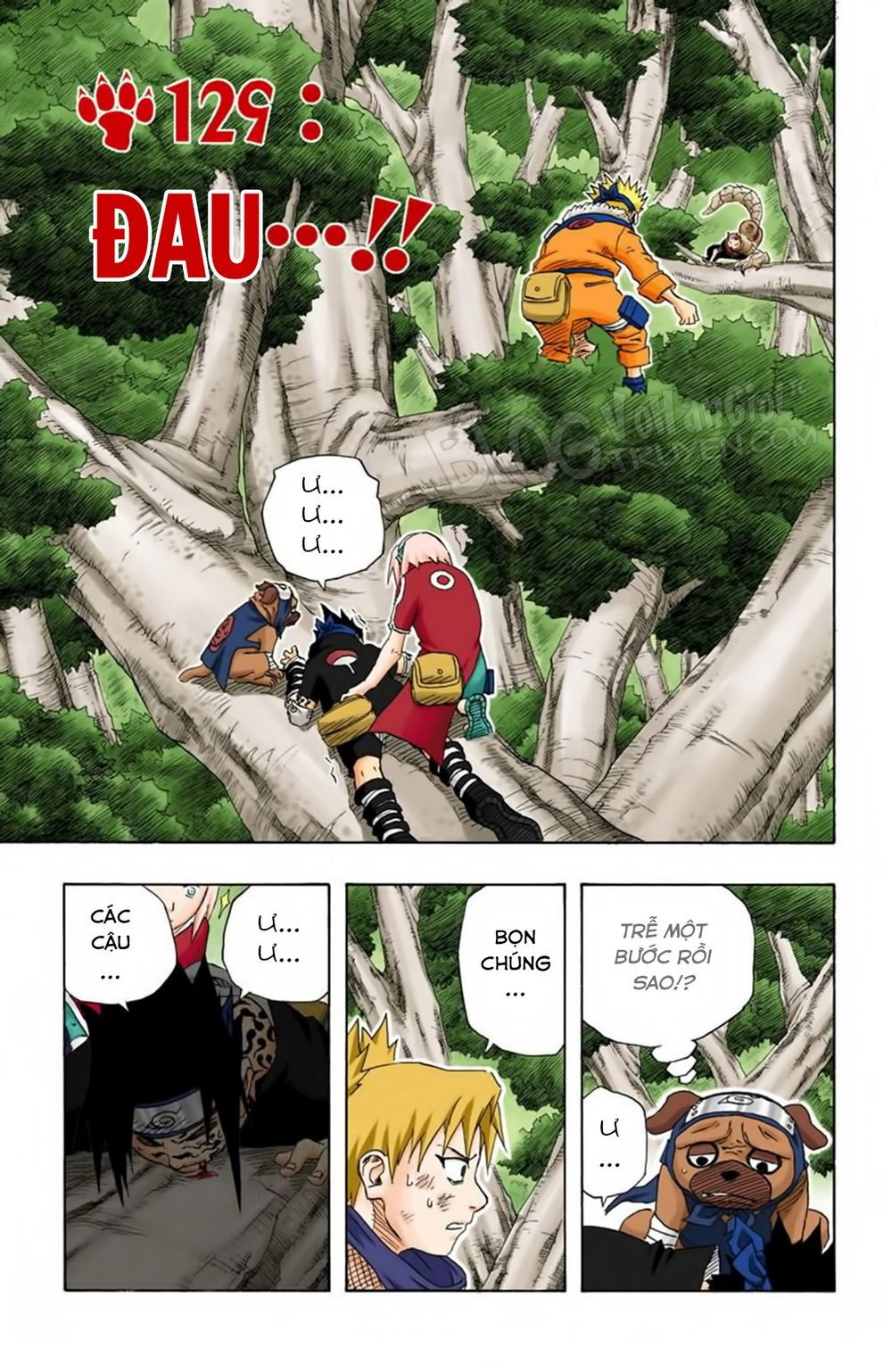 Naruto Full Màu Chap 129 - Next Chap 130