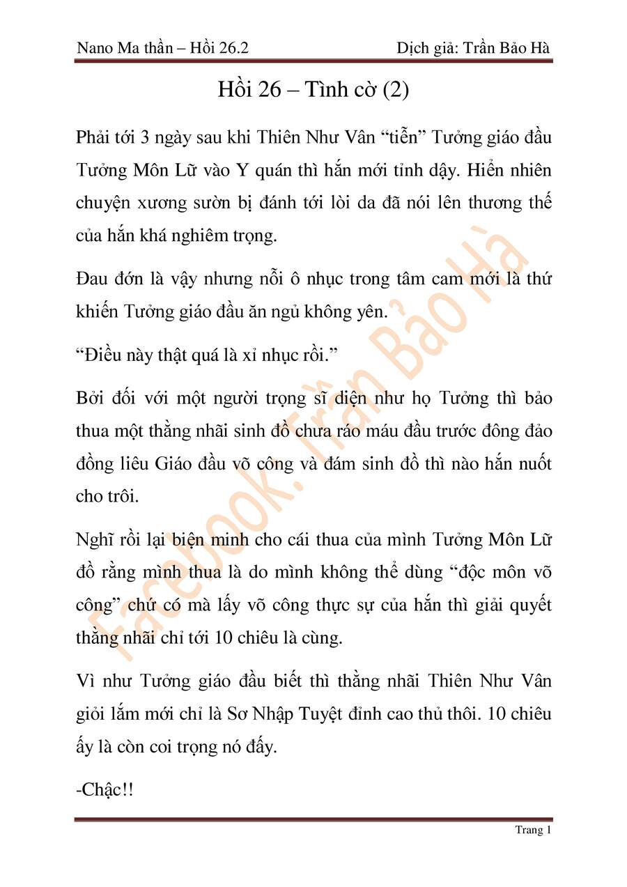 Ngã Lão Ma Thần Chap 67 - Next Chap 68
