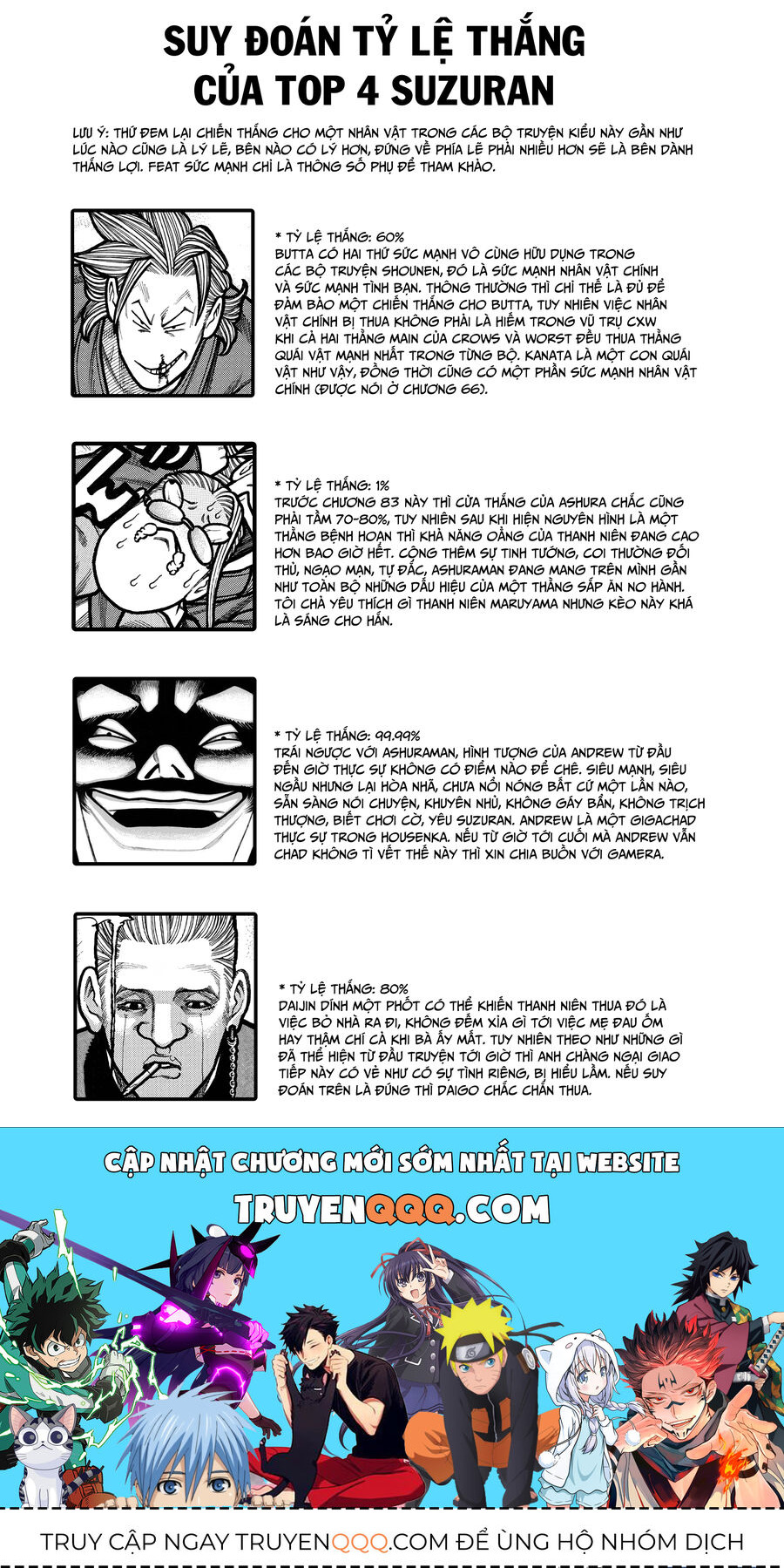 Ngoại Truyện Crows Housenka: Sự Khởi Đầu Của Housen Chap 83 - Next Chap 84