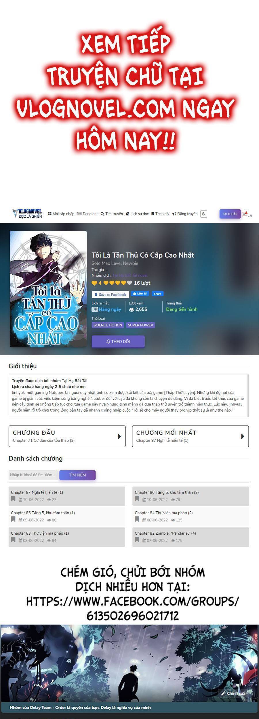 Người Chơi Mới Cấp Tối Đa Chap 52 - Next Chap 53