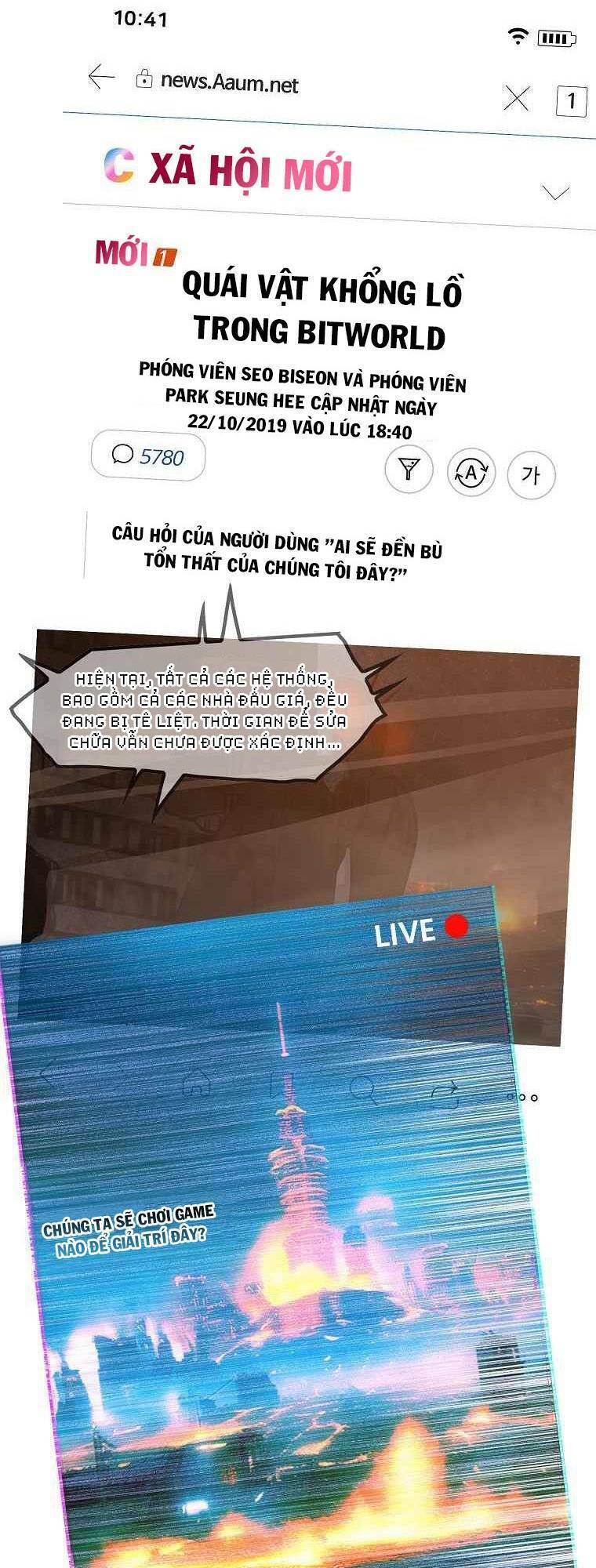 Người Hùng Thực Tế Ảo Chap 4 - Next Chap 5