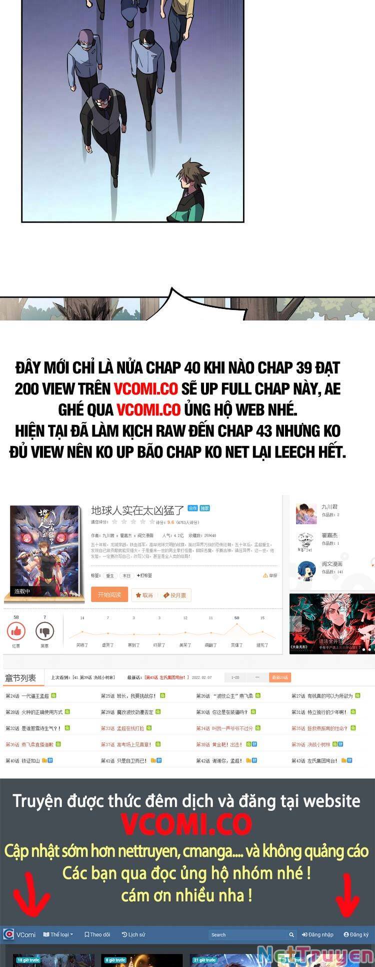 Người Trái Đất Quả Thật Rất Tàn Ác Chap 395 - Next Chap 396