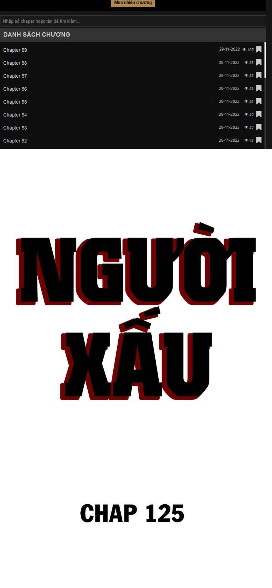 Người Xấu Chap 125 - Next Chap 126