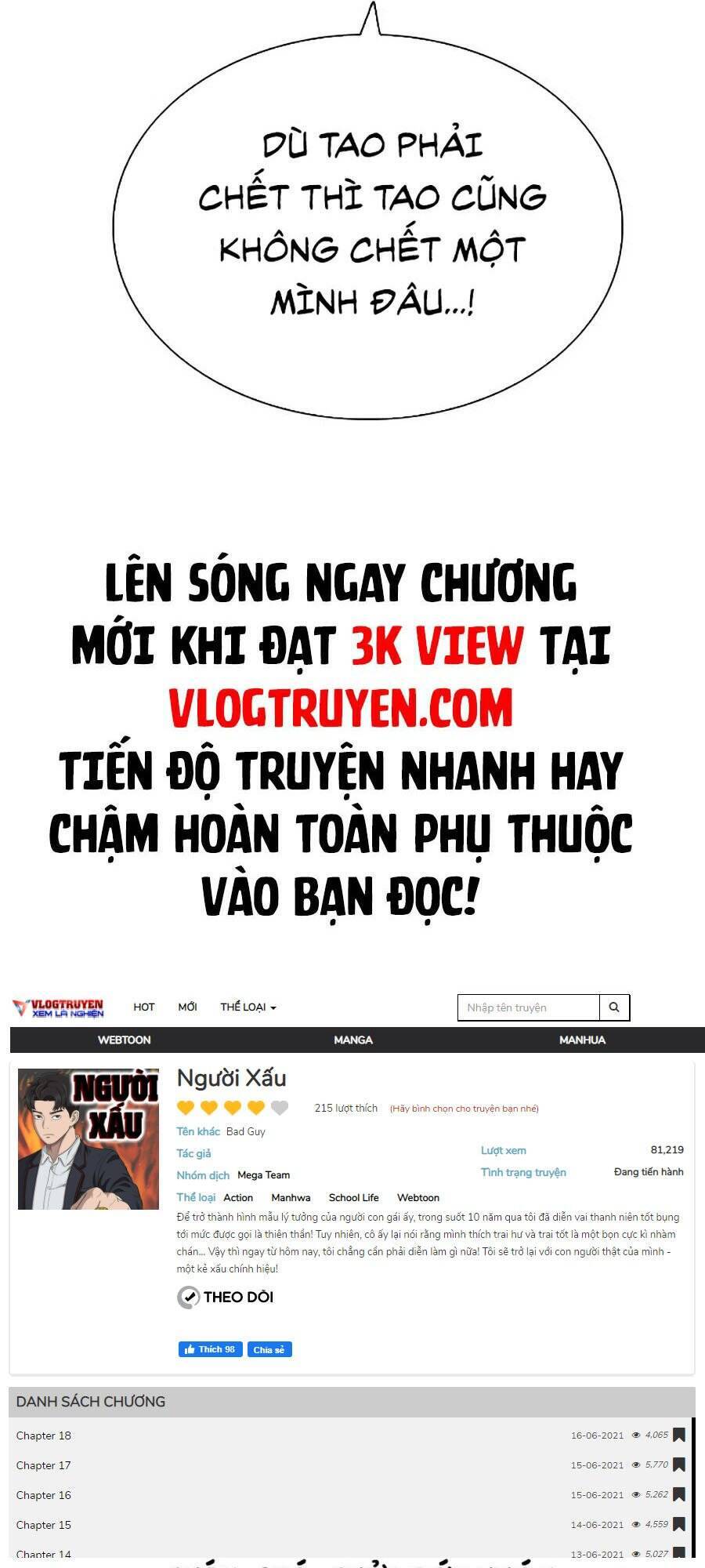Người Xấu Chap 19 - Next Chap 20