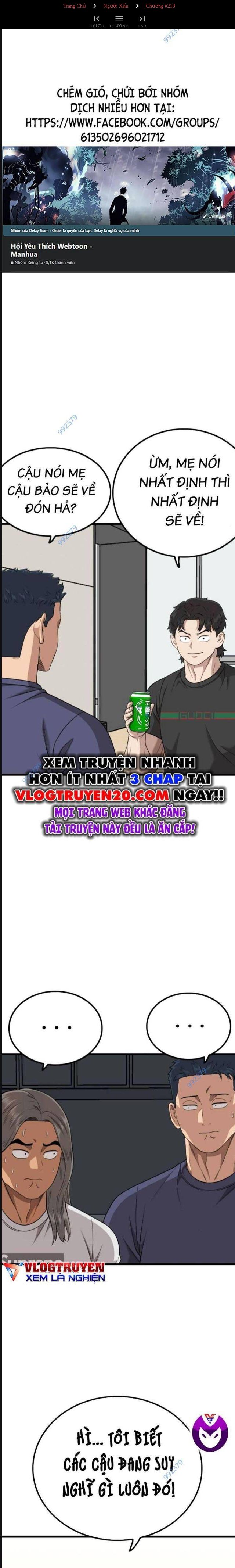 Người Xấu Chap 218 - Next Chap 219