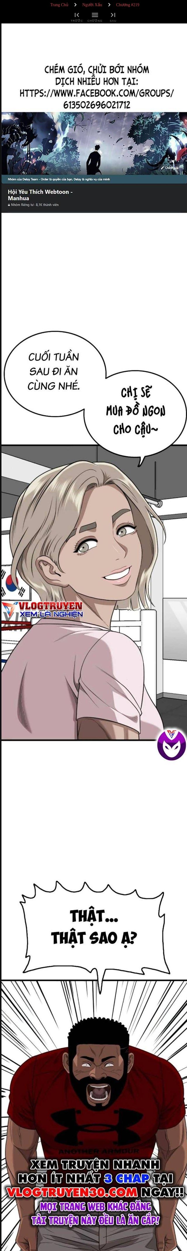 Người Xấu Chap 219 - Next Chap 220