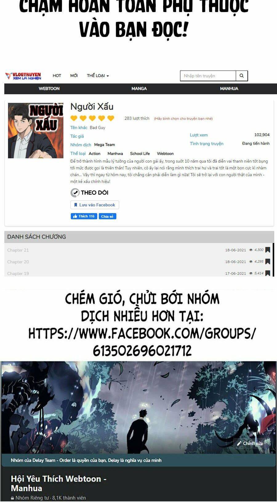 Người Xấu Chap 22 - Next Chap 23