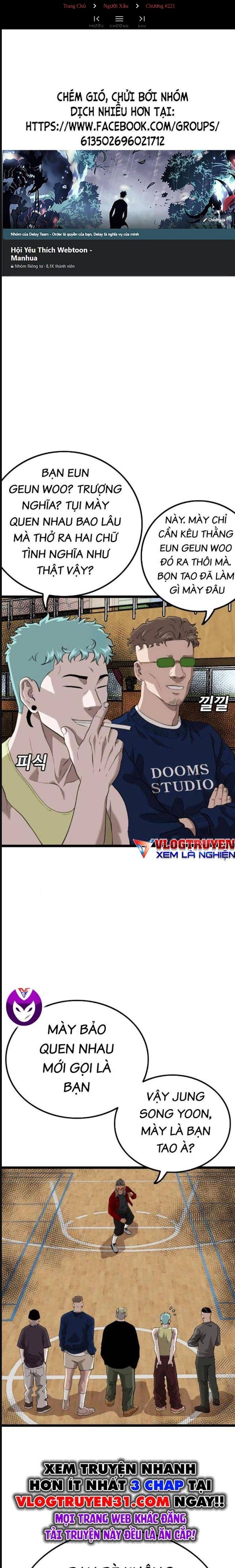 Người Xấu Chap 221 - Next Chap 222