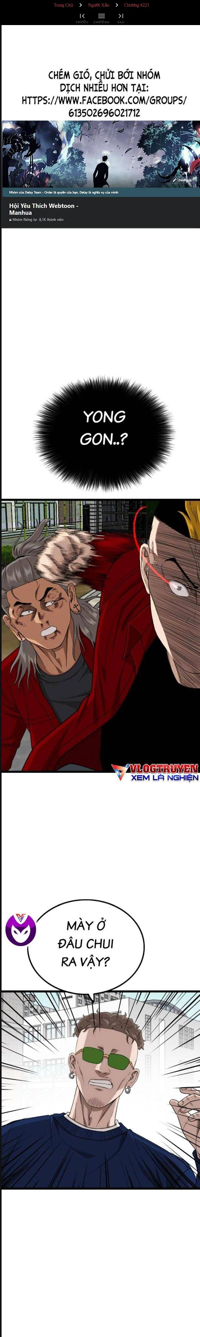 Người Xấu Chap 223 - Next Chap 224