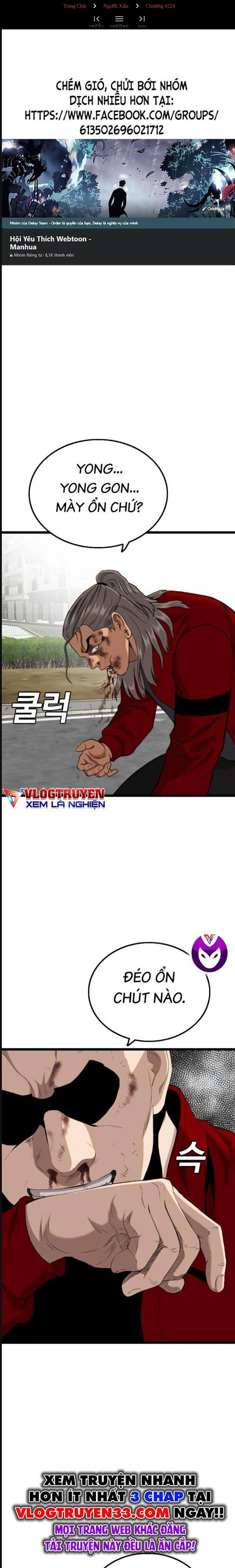 Người Xấu Chap 224 - Next Chap 225