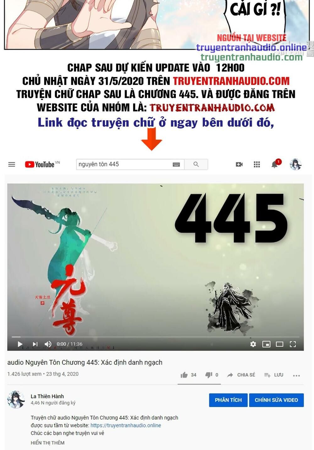 Nguyên Tôn Chap 2191 - Next Chap 2192