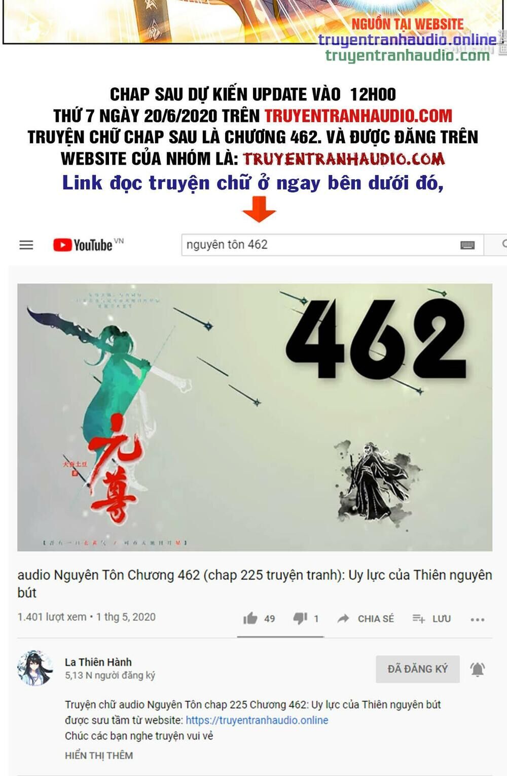 Nguyên Tôn Chap 2242 - Next Chap 2243