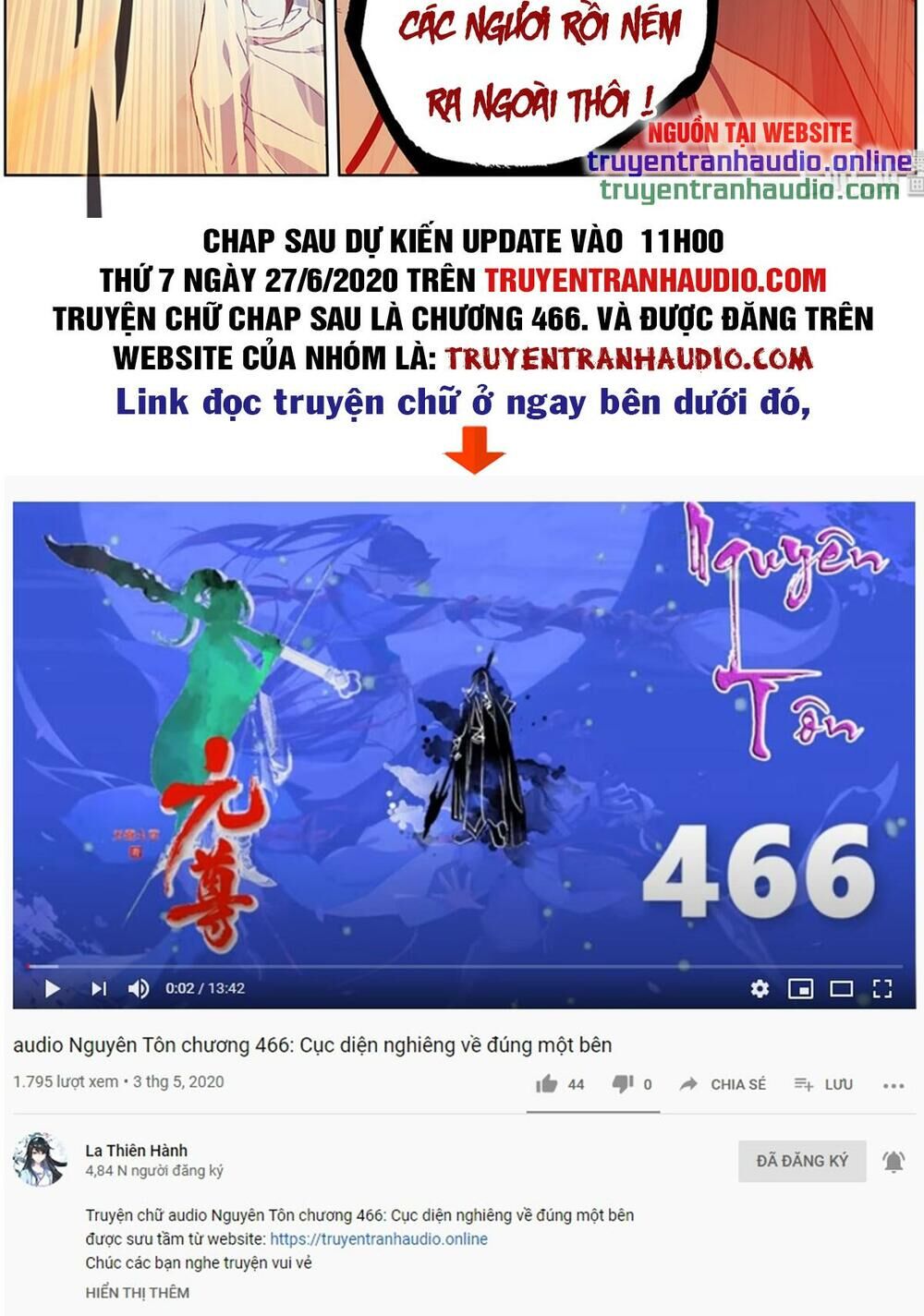 Nguyên Tôn Chap 2262 - Next Chap 2263