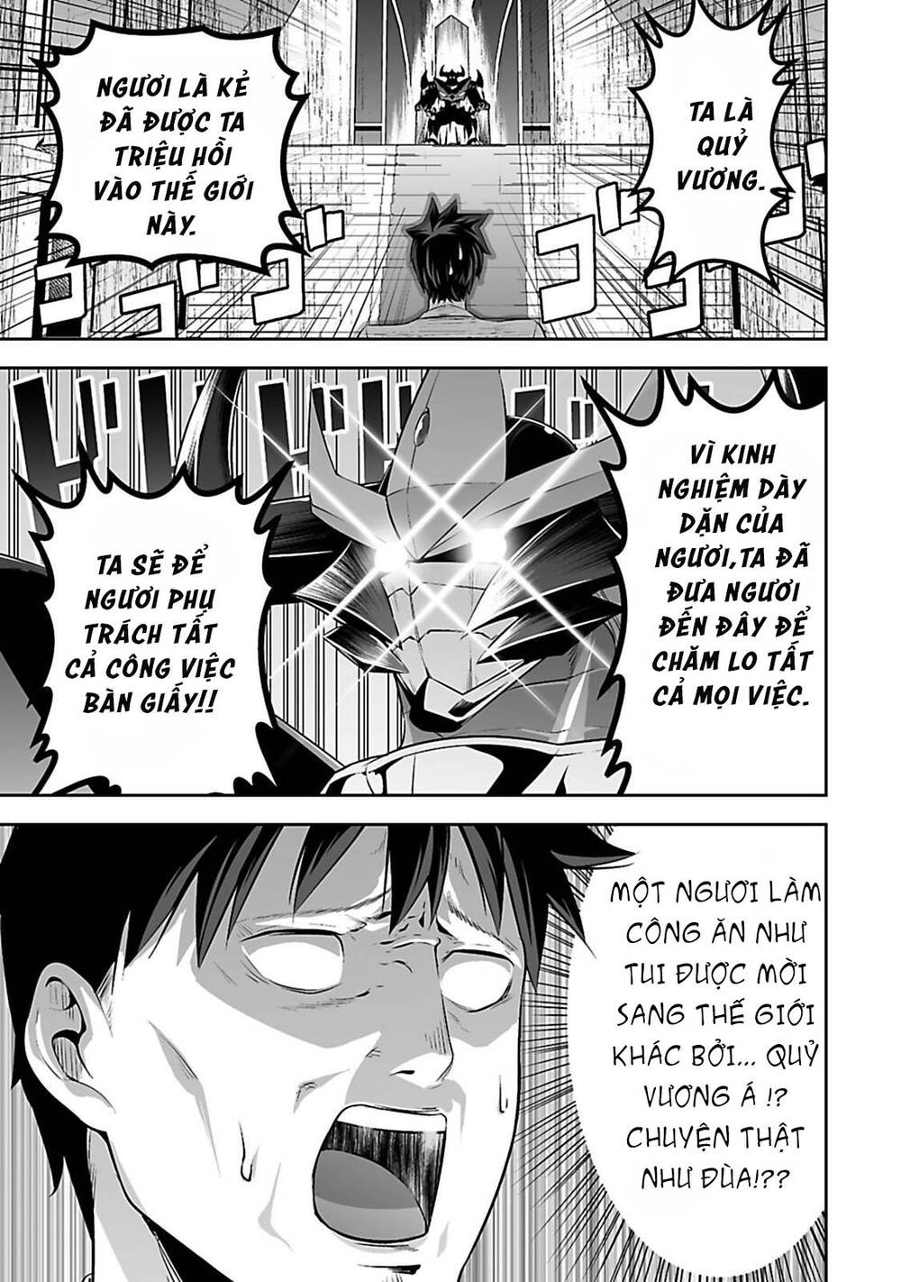 Nhân Viên Văn Phòng Được Triệu Hồi Thành Tứ Đại Thiên Vương Ở Thế Giới Khác Chap 1 - Next Chap 2
