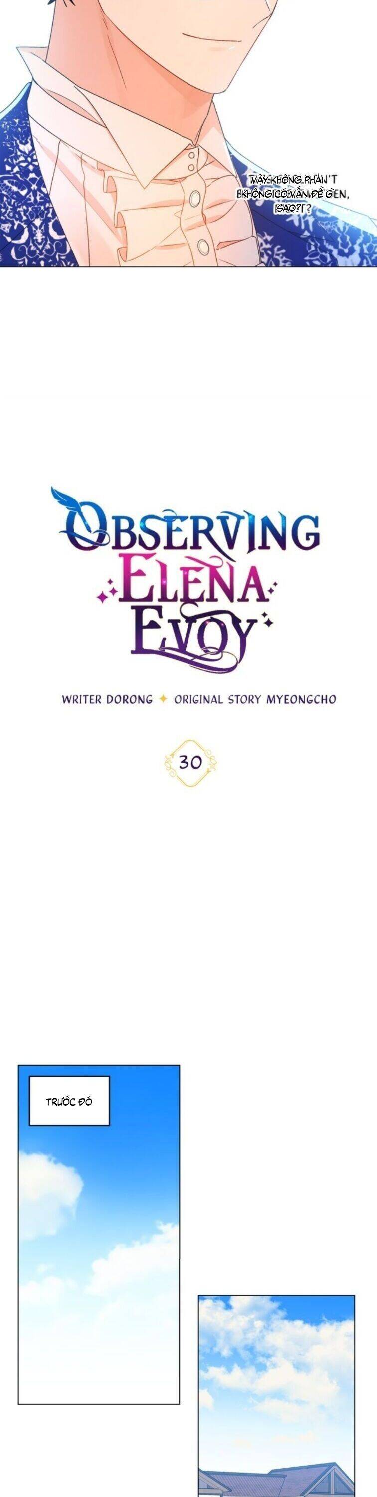 Nhật Ký Quan Sát Elena Evoy Chap 30 - Next Chap 31