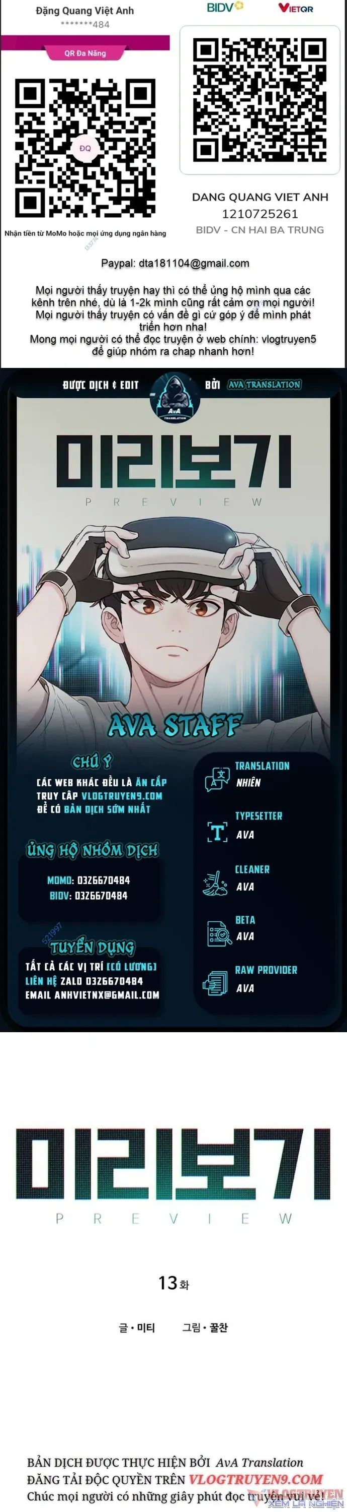 Nhìn Trước Tương Lai Chap 13 - Next Chap 14