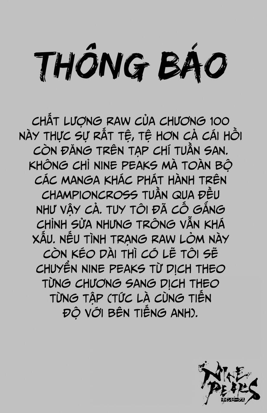 Nine Peaks Chap 100 - Next Chap 101