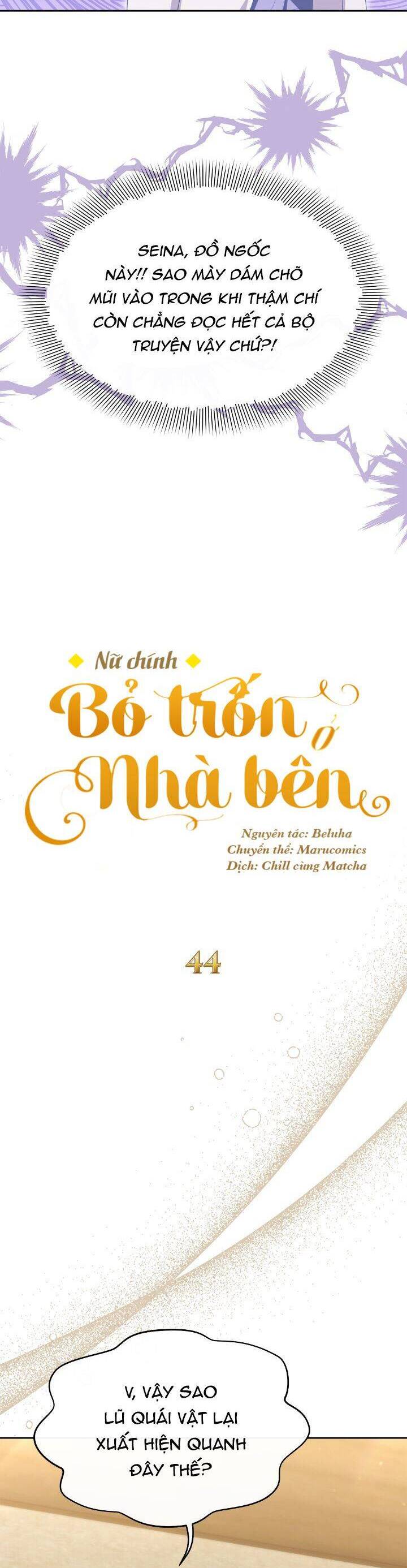 Nữ Chính Bỏ Trốn Ở Nhà Bên Chap 44 - Next Chap 45