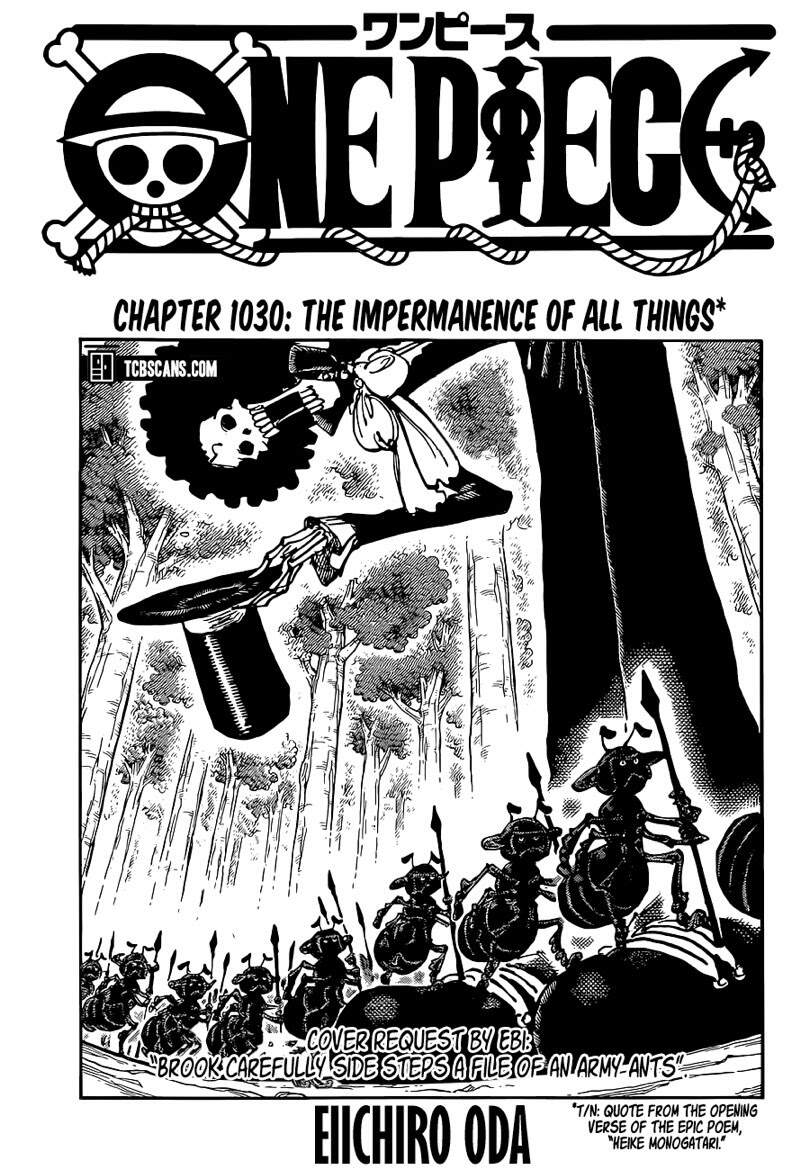 One Piece Chap 1030 - Next Chap 1031