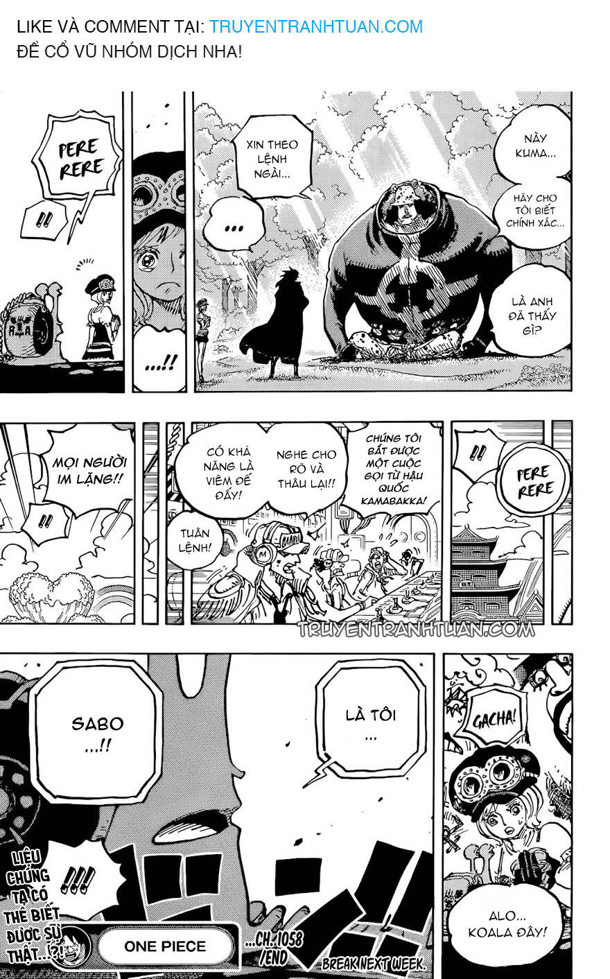 One Piece Chap 1058 - Next Chap 1059