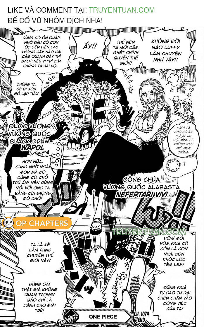 One Piece Chap 1074 - Next Chap 1075