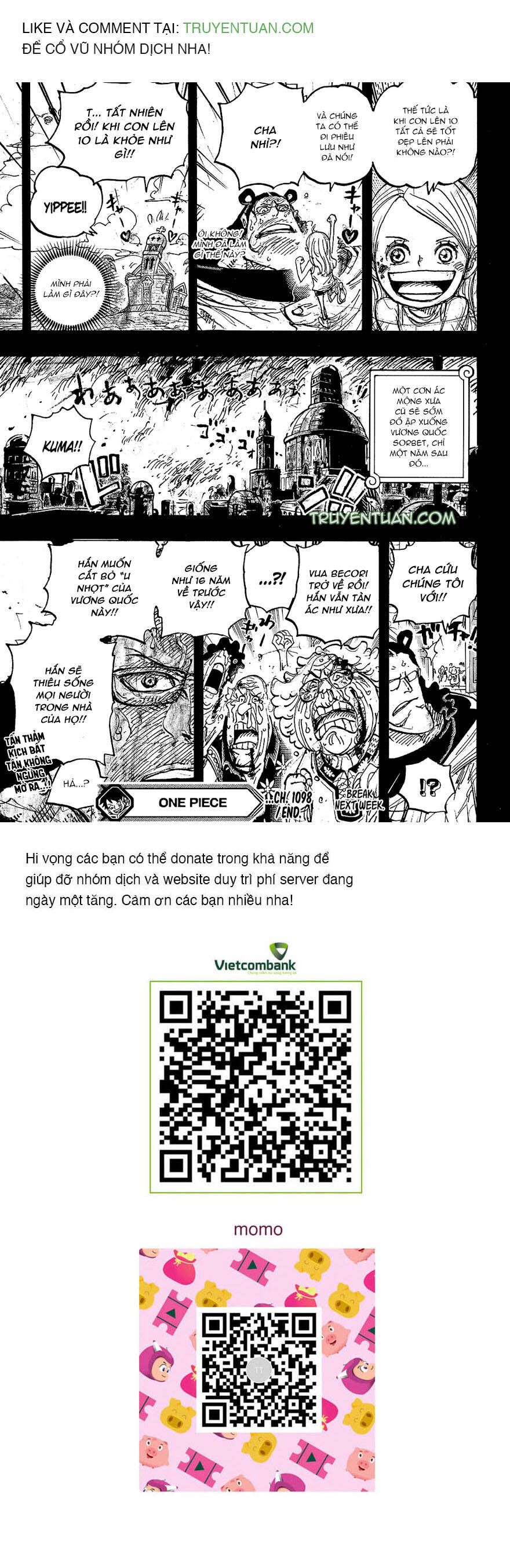One Piece Chap 1098 - Next Chap 1099