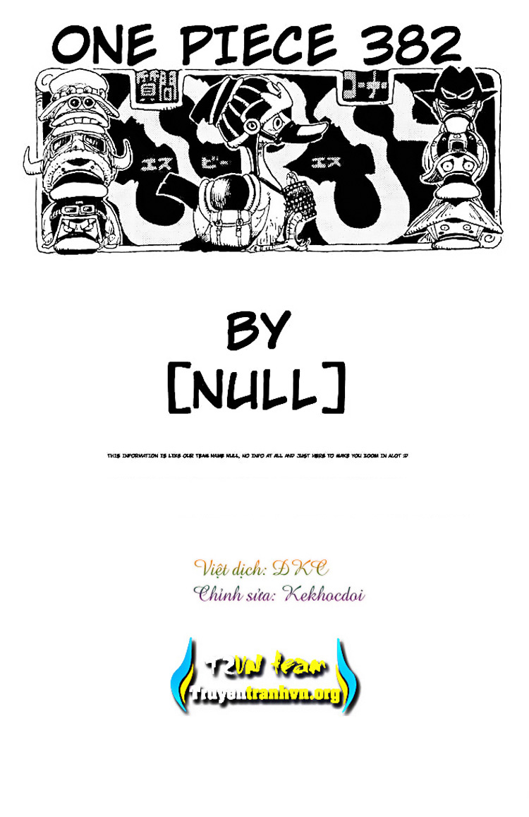 One Piece Chap 382 - Next Chap 383
