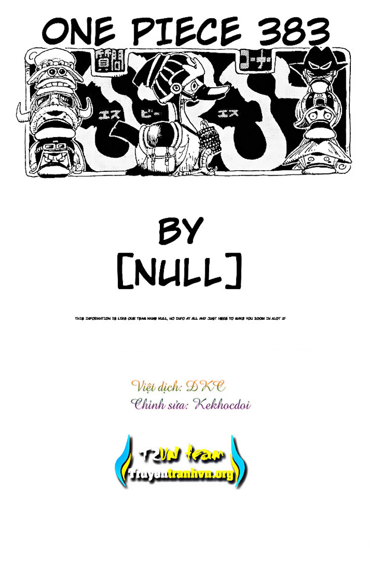 One Piece Chap 383 - Next Chap 384