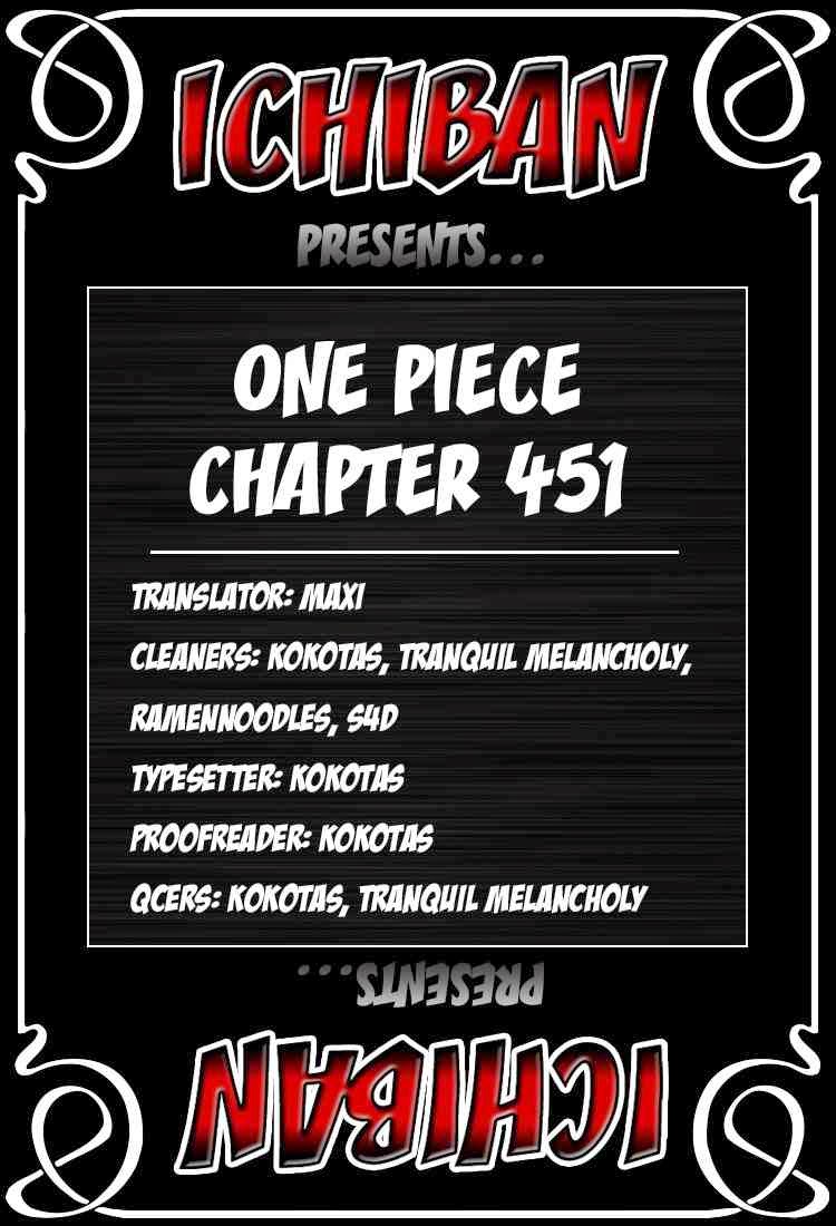 One Piece Chap 451 - Next Chap 452