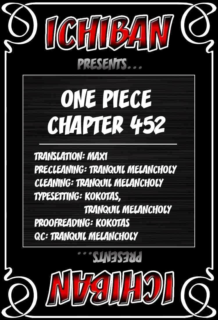 One Piece Chap 452 - Next Chap 453