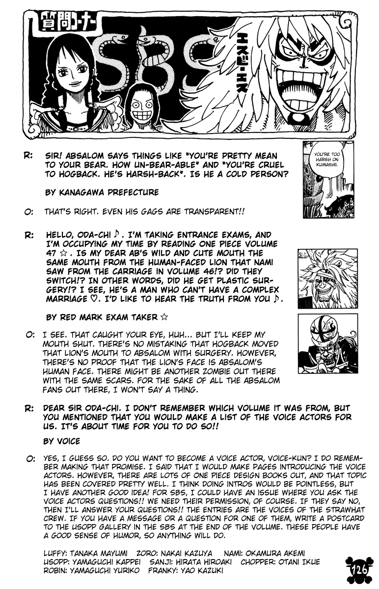 One Piece Chap 465 - Next Chap 466