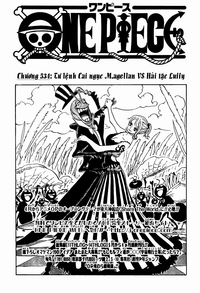 One Piece Chap 534 - Next Chap 535