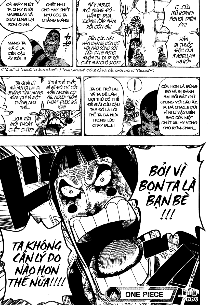 One Piece Chap 535 - Next Chap 536