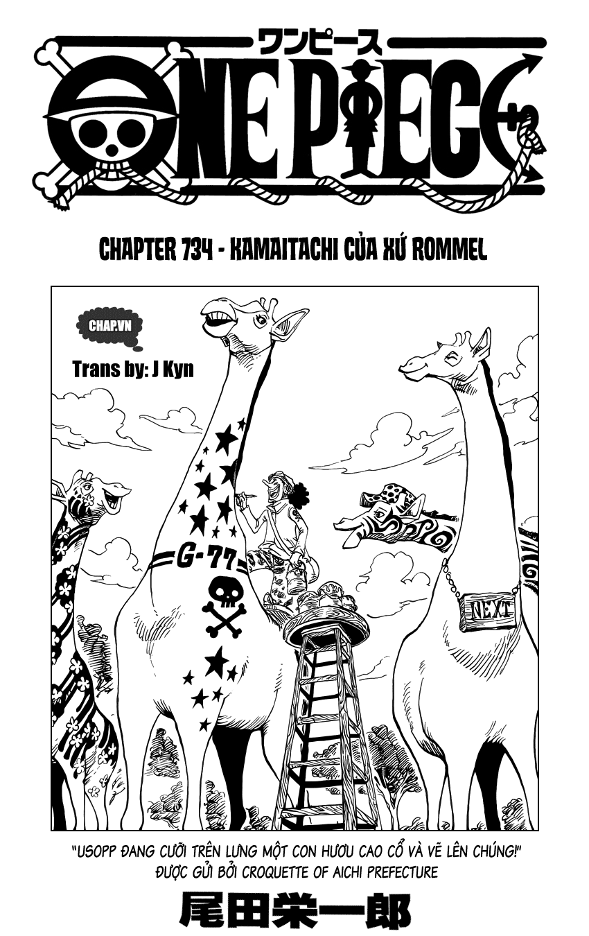 One Piece Chap 734 - Next Chap 735