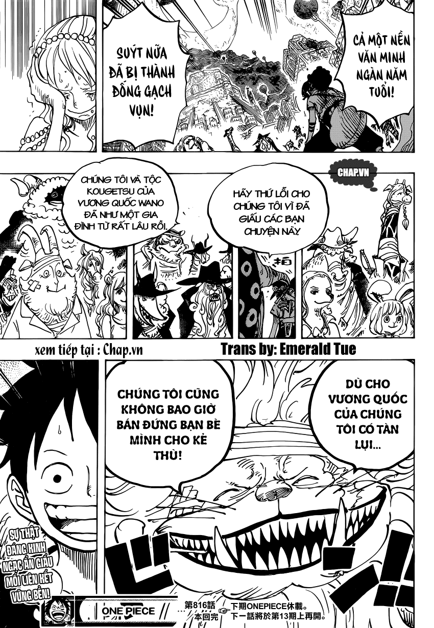 One Piece Chap 816 - Next Chap 817