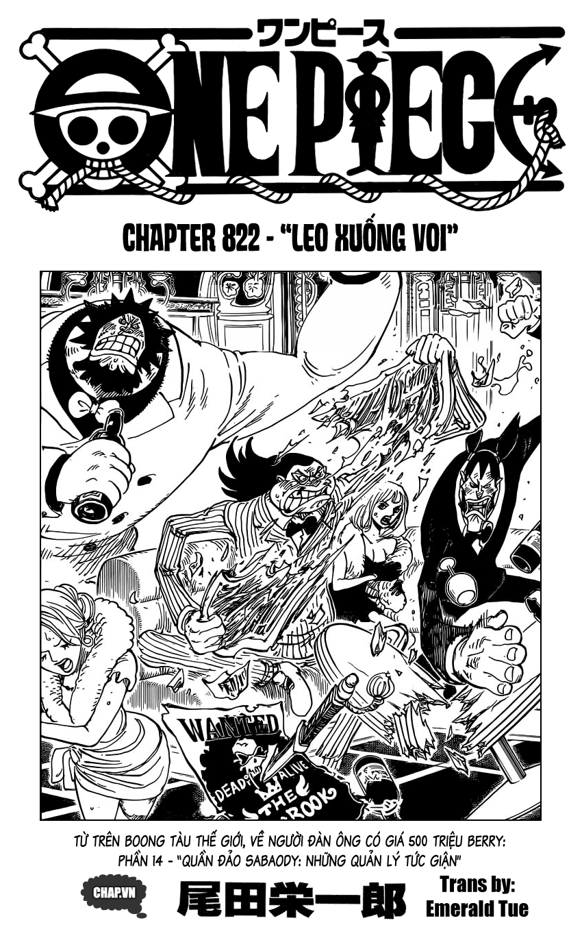 One Piece Chap 822 - Next Chap 823