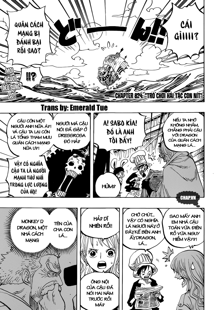 One Piece Chap 824 - Next Chap 825