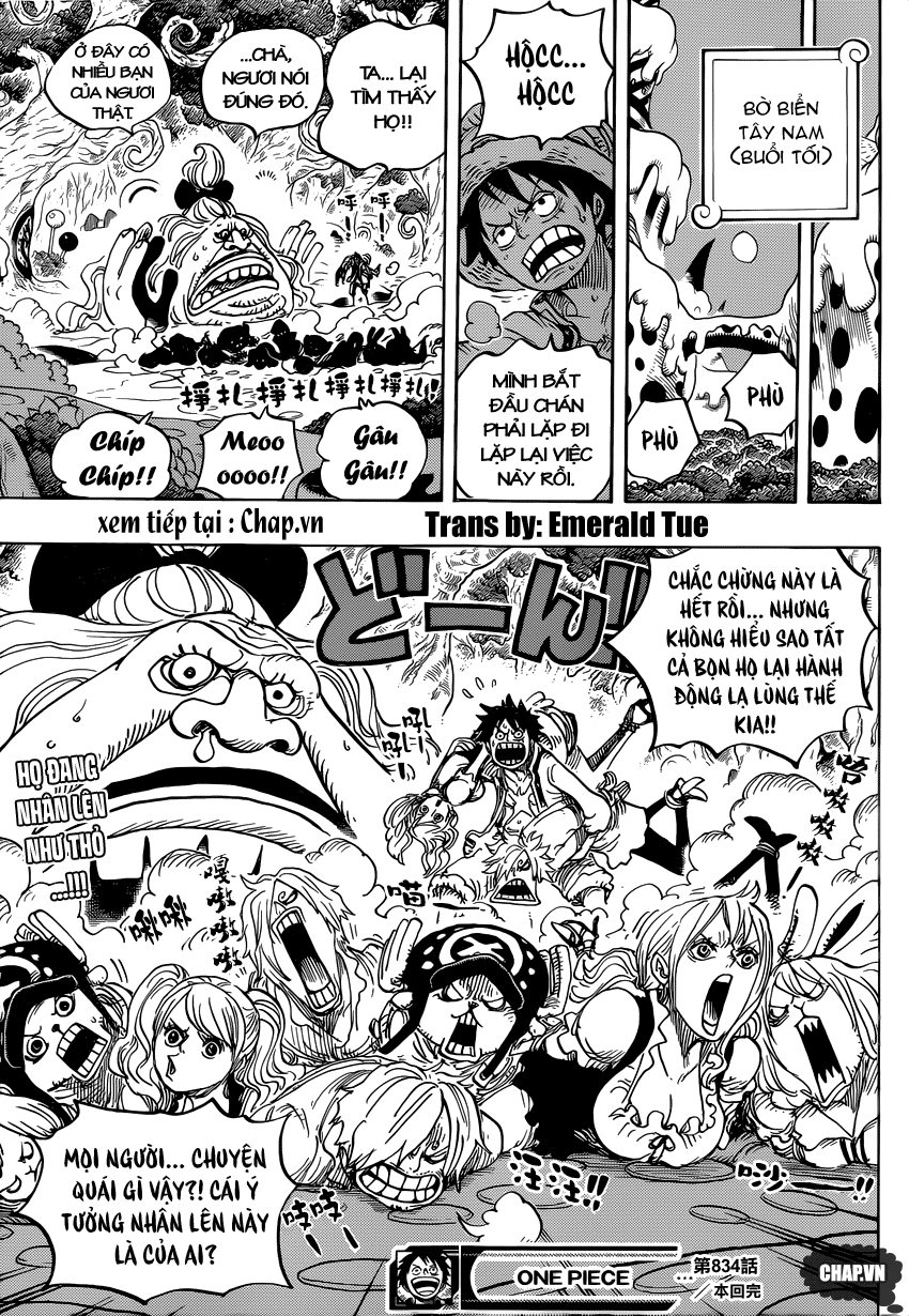 One Piece Chap 834 - Next Chap 835