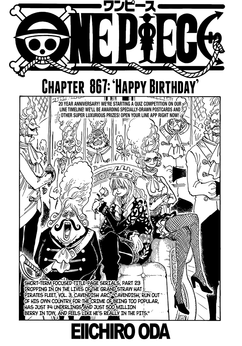 One Piece Chap 867 - Next Chap 868